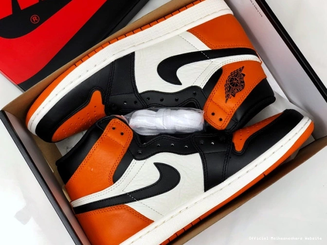 Official Maikesneakers Air High Jordan Backboard555088-005 Retro OG 1 Shattered 0812